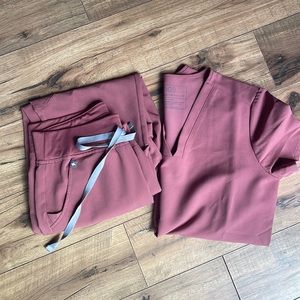 Figs Scrubs - mauve color